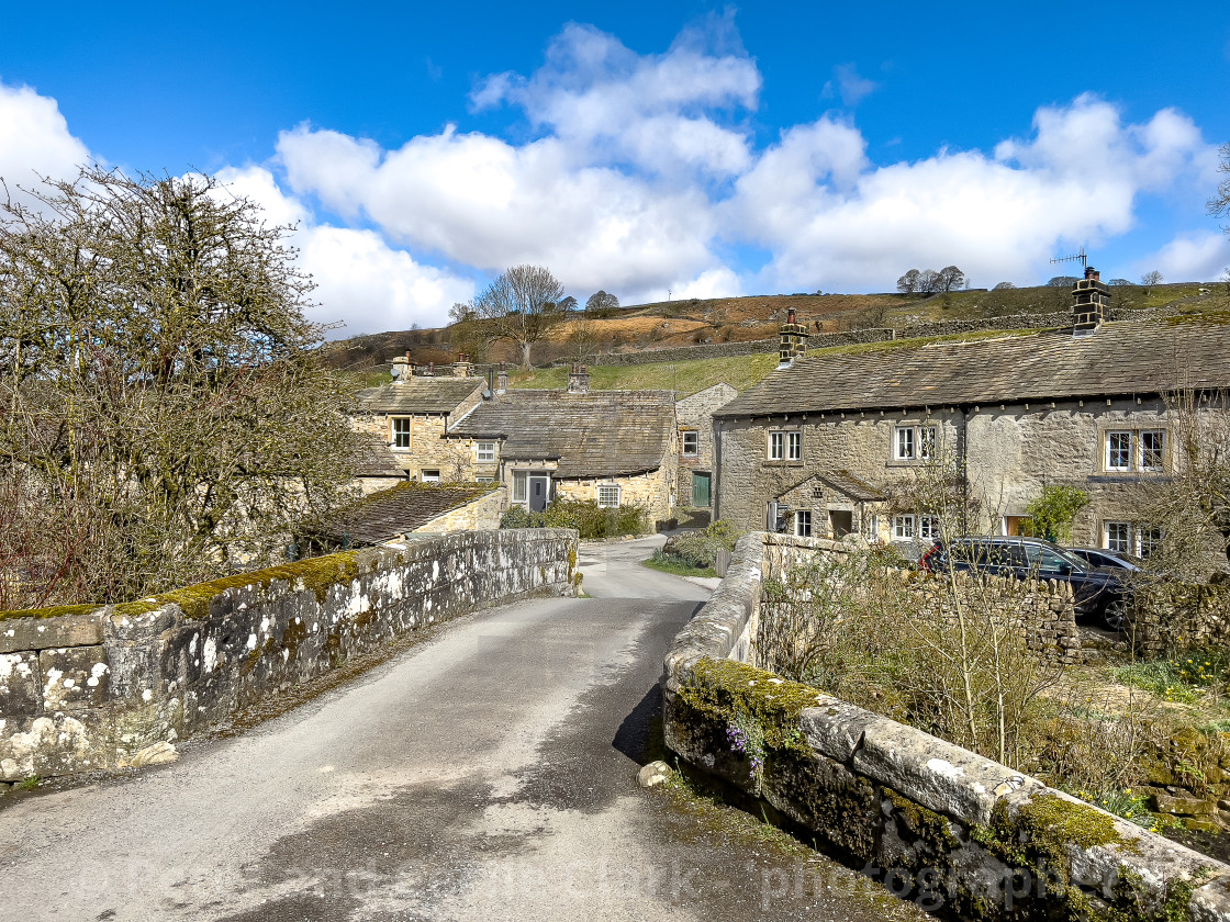 "Hebden, a Yorkshire Dales Village." stock image