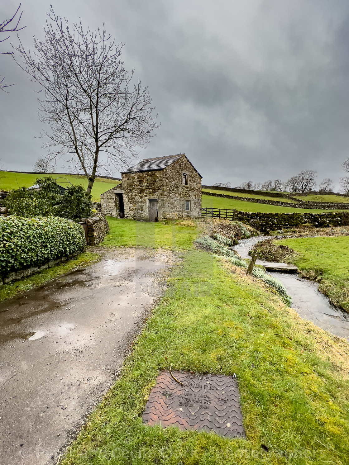 "Joy Beck, Burnsall." stock image