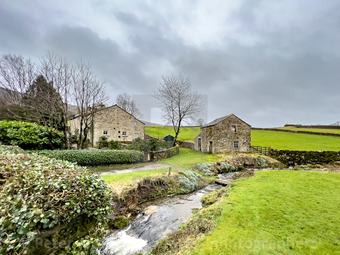 "Joy Beck, Burnsall." stock image