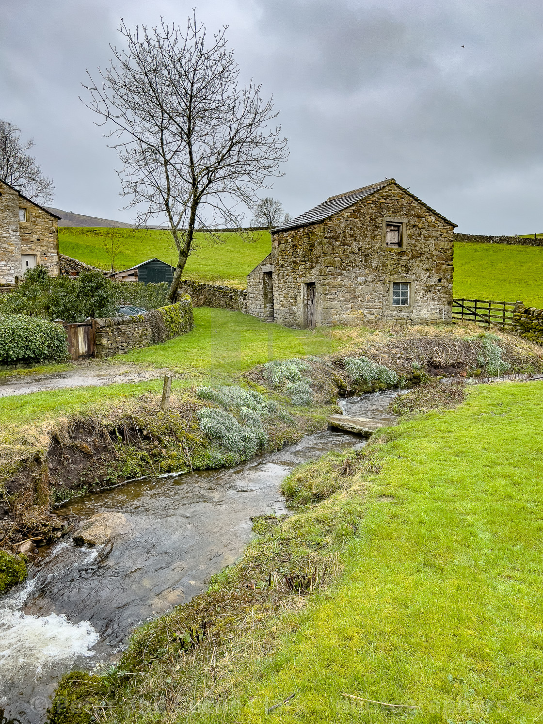 "Joy Beck, Burnsall." stock image