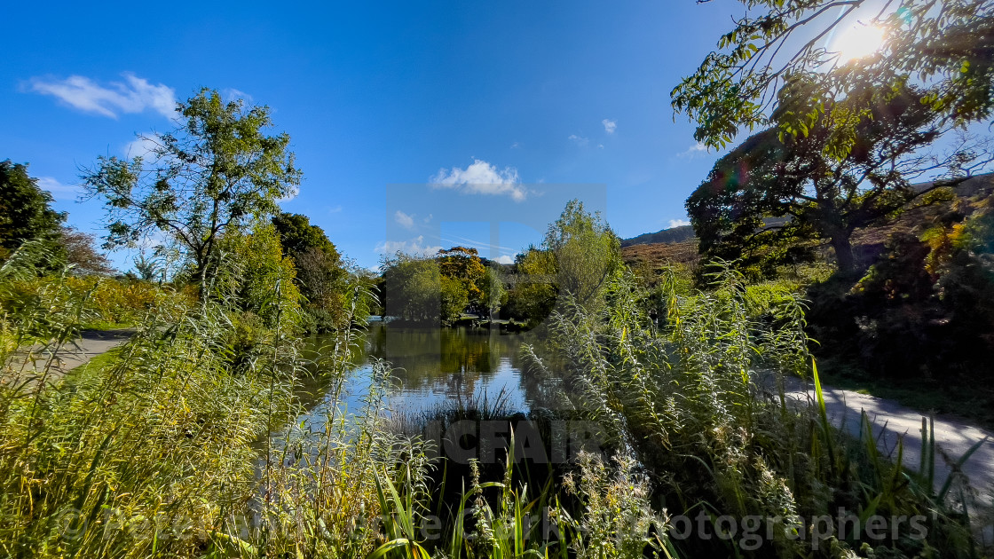 "Ilkley Tarn" stock image