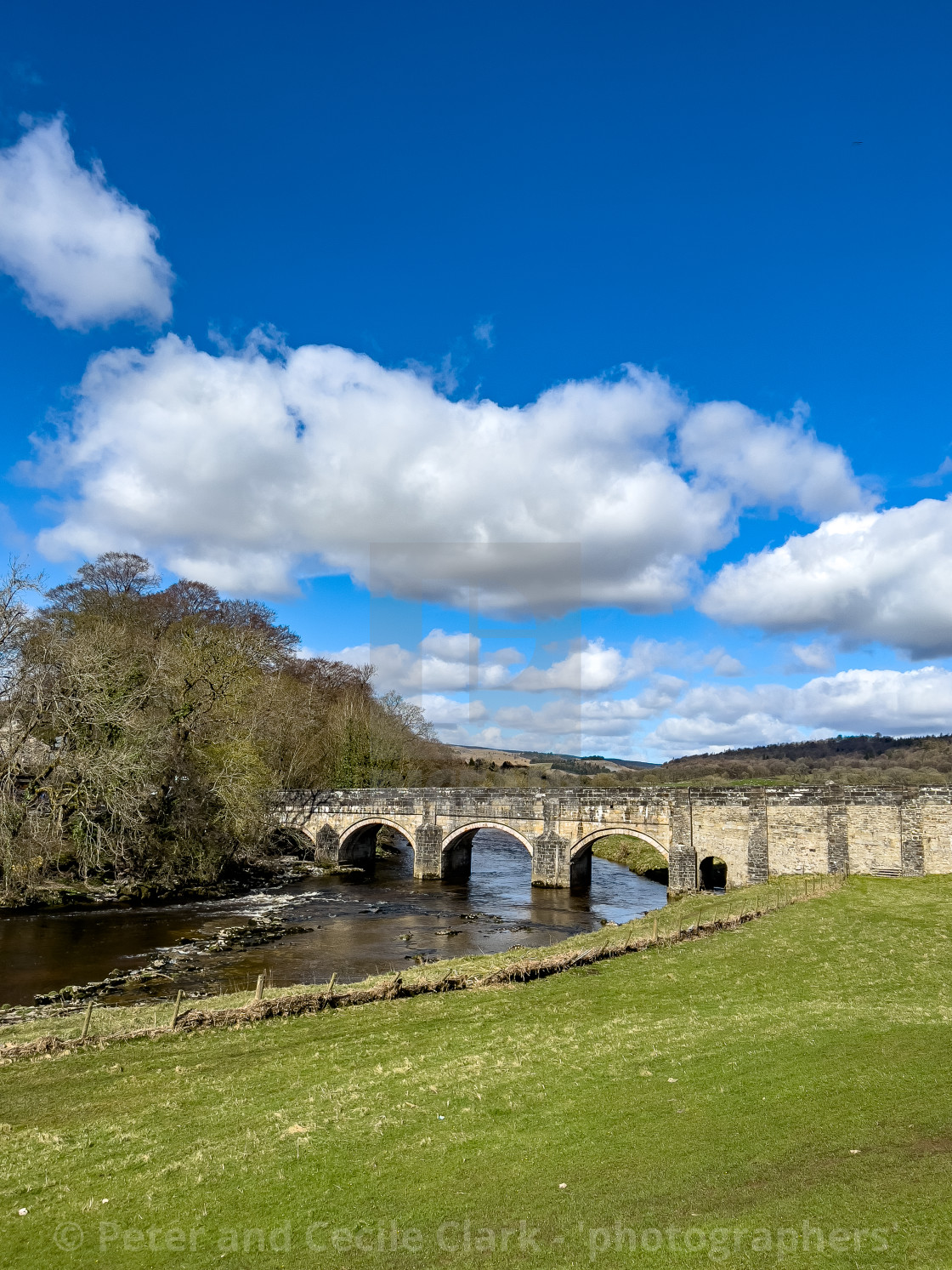 "Grassington Bridge" stock image