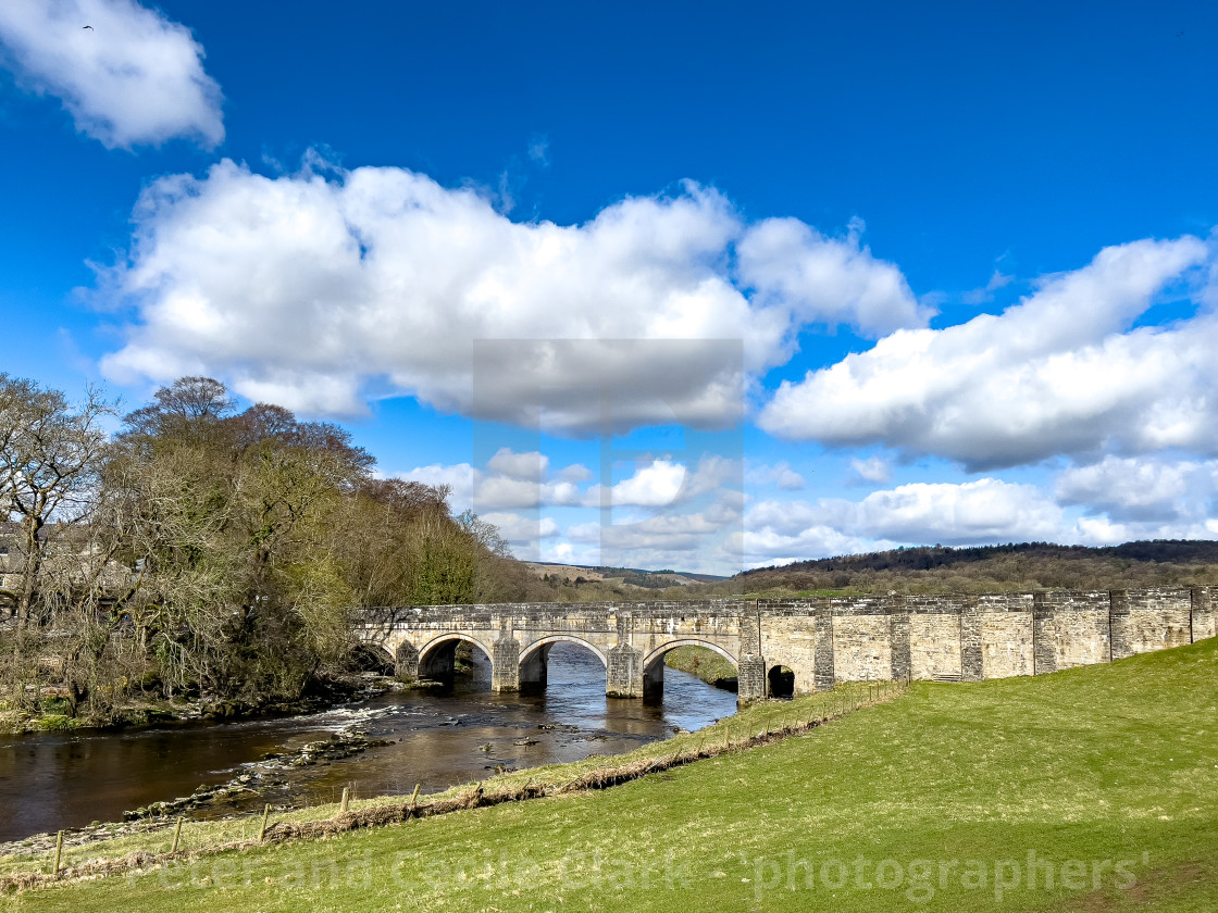 "Grassington Bridge" stock image