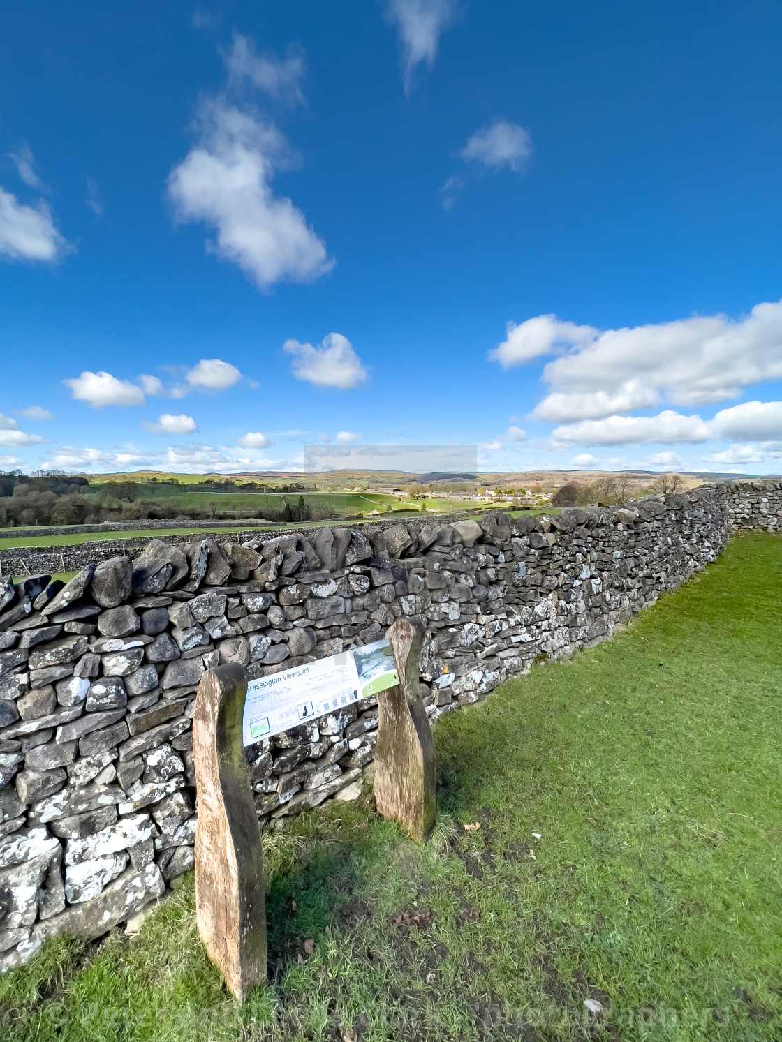 "Grassington Viewpoint" stock image