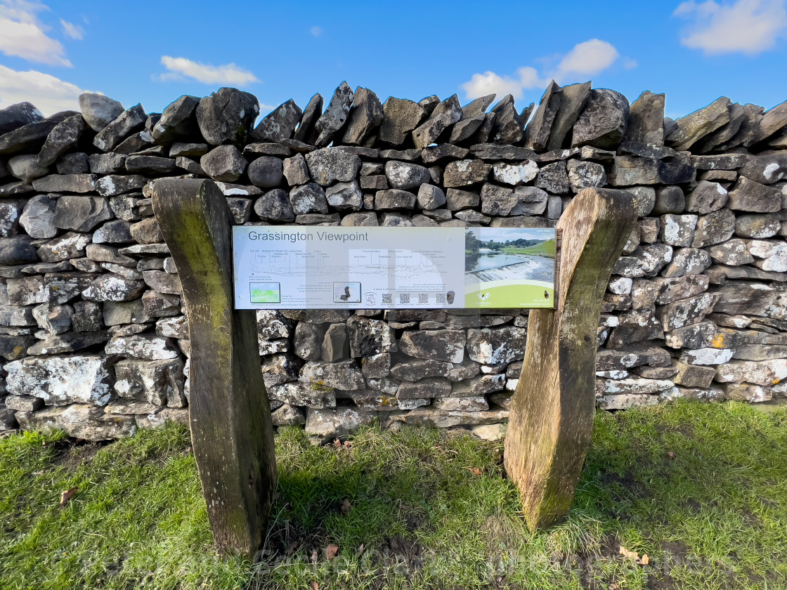 "Grassington Viewpoint" stock image