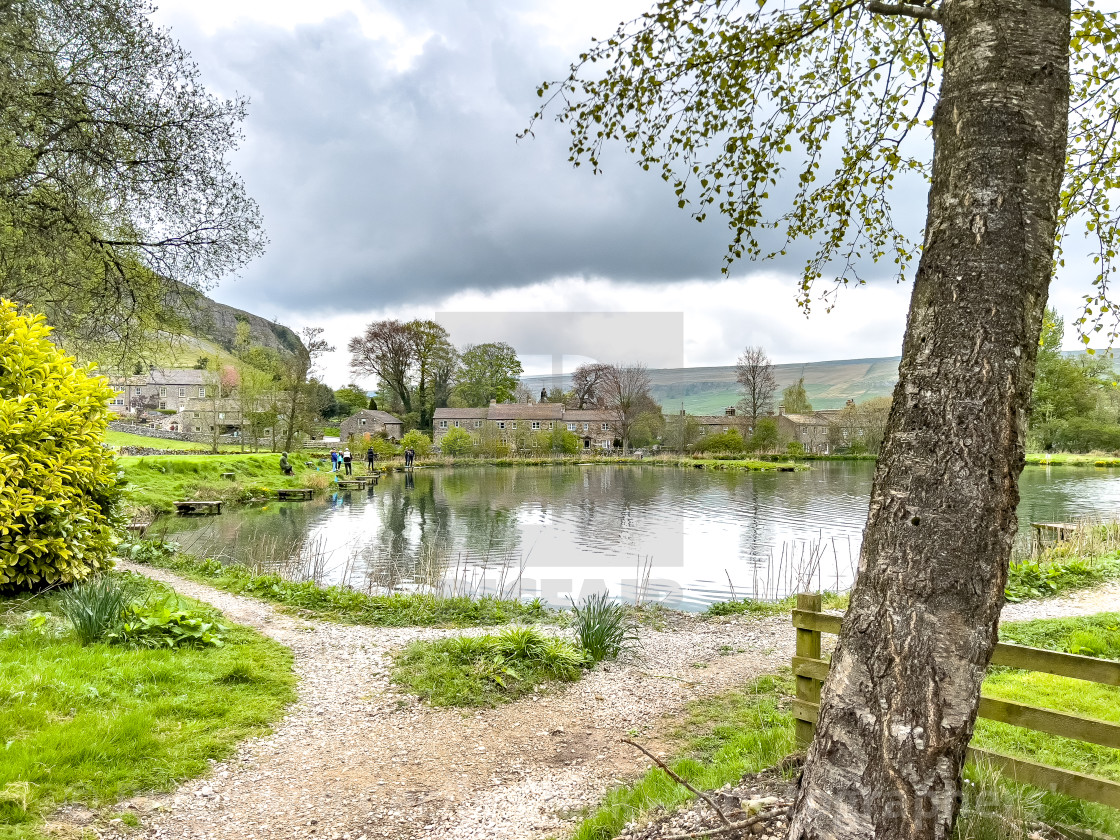 "Kilnsey Park Estate Fly Fishery" stock image