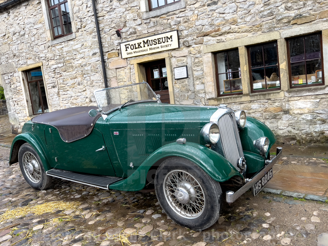 "1935 Rover 12 hp Tourer Car." stock image