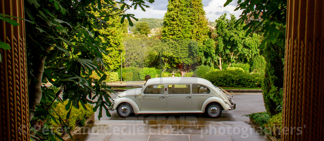 "Wedding Car" stock image