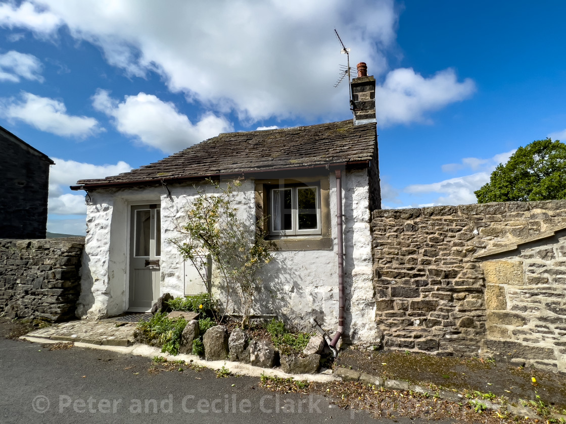 "Grassington, Cottage, Low Lane." stock image