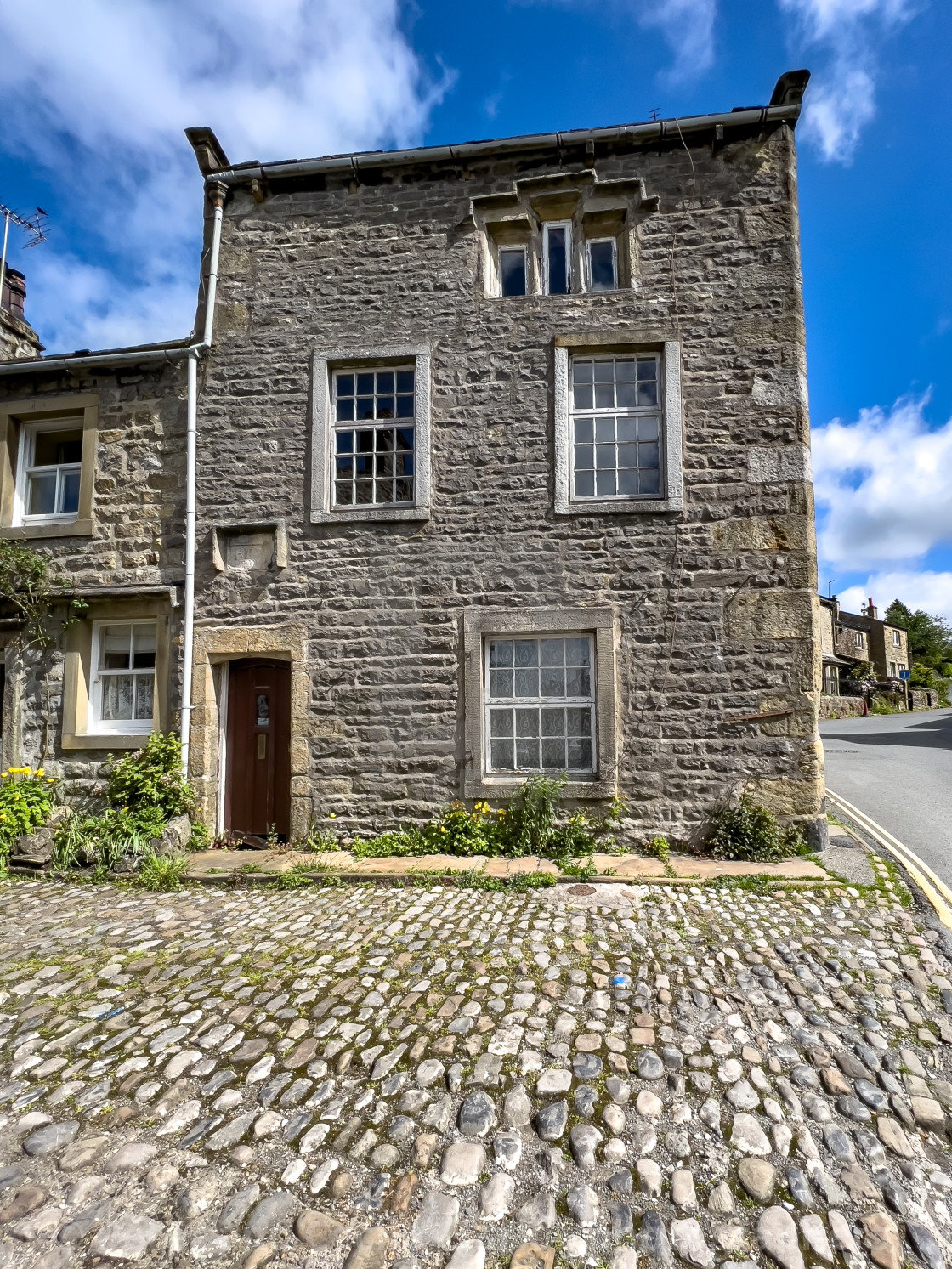 "Grassington, Cottage, Chamber End Fold." stock image