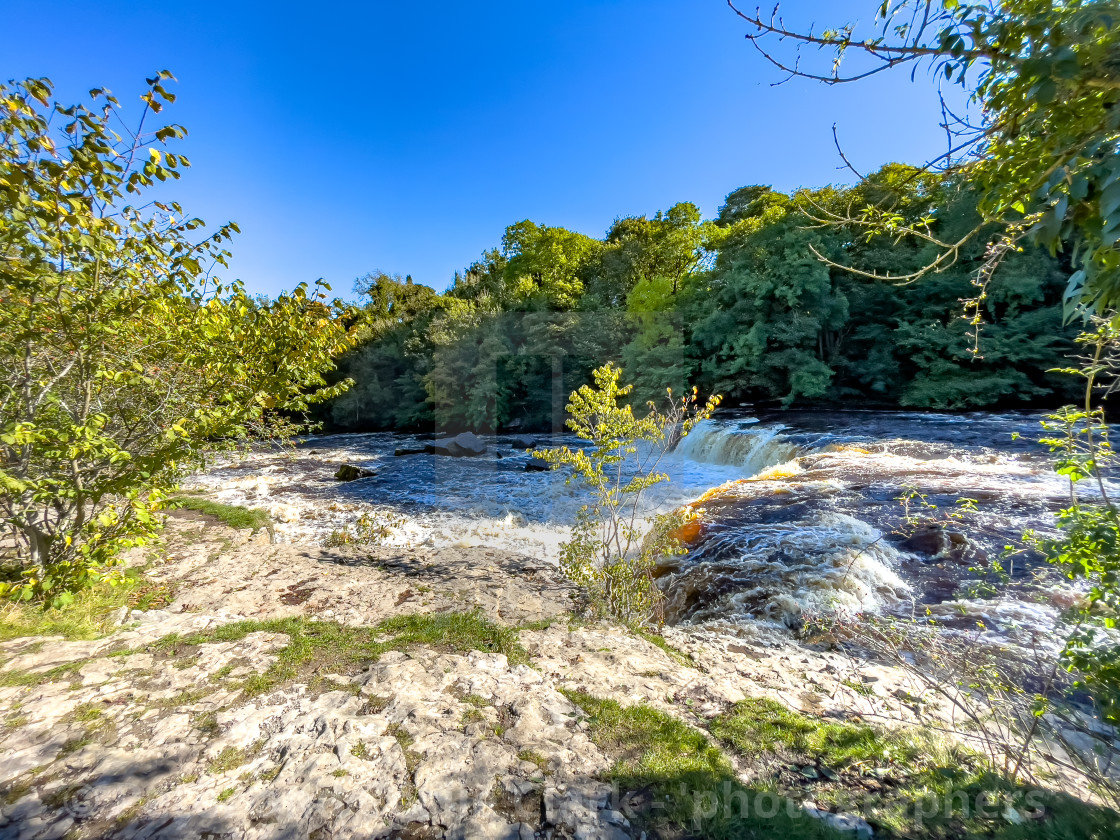 "Aysgarth Falls." stock image