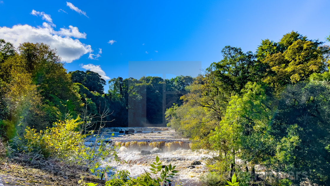 "Aysgarth Falls." stock image