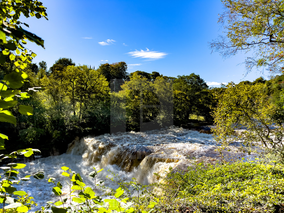 "Aysgarth Falls." stock image