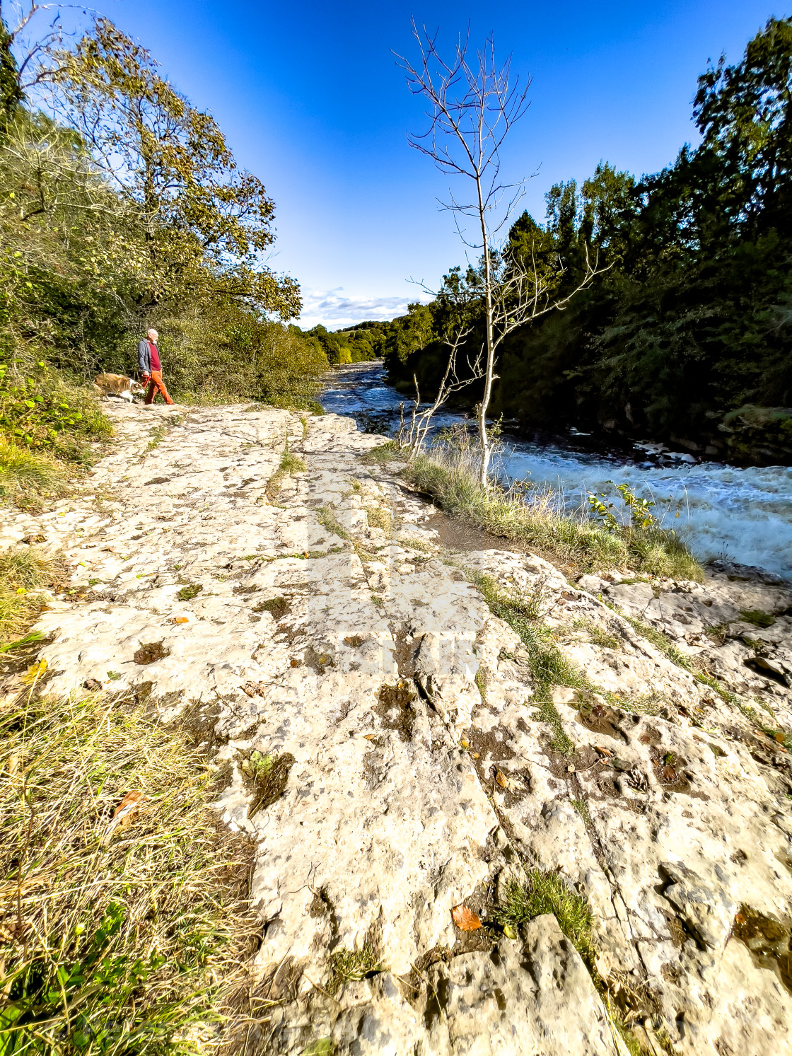 "Aysgarth Falls." stock image