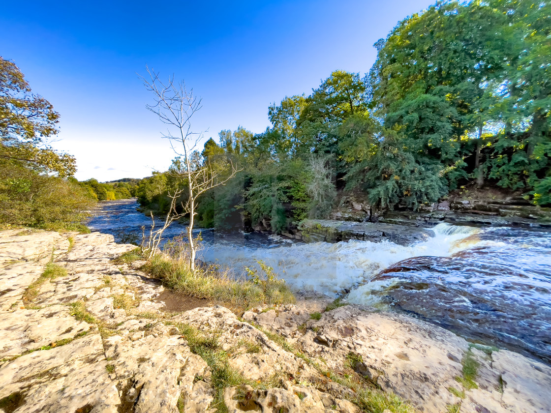 "Aysgarth Falls." stock image