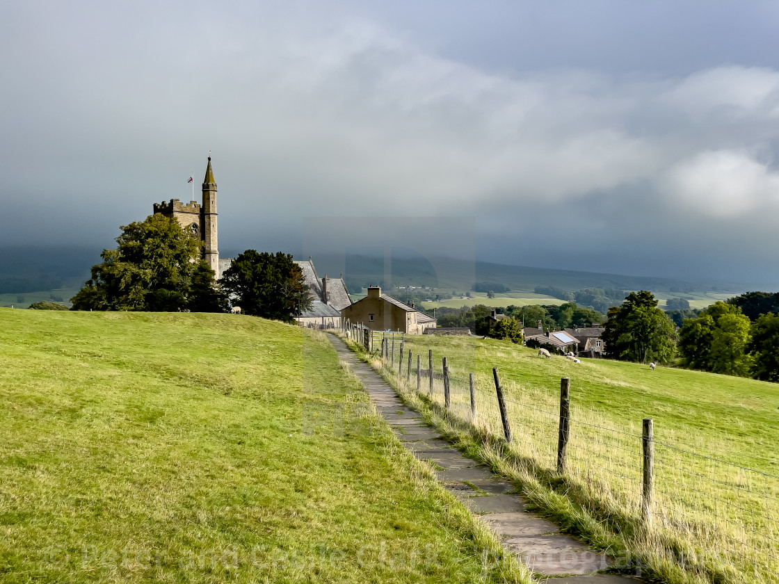 "Hawes to Gayle Footpath" stock image