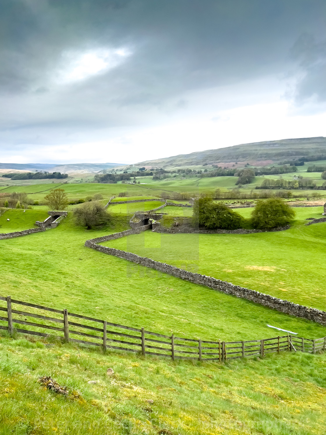 "Hawes Branch Line Embankment." stock image