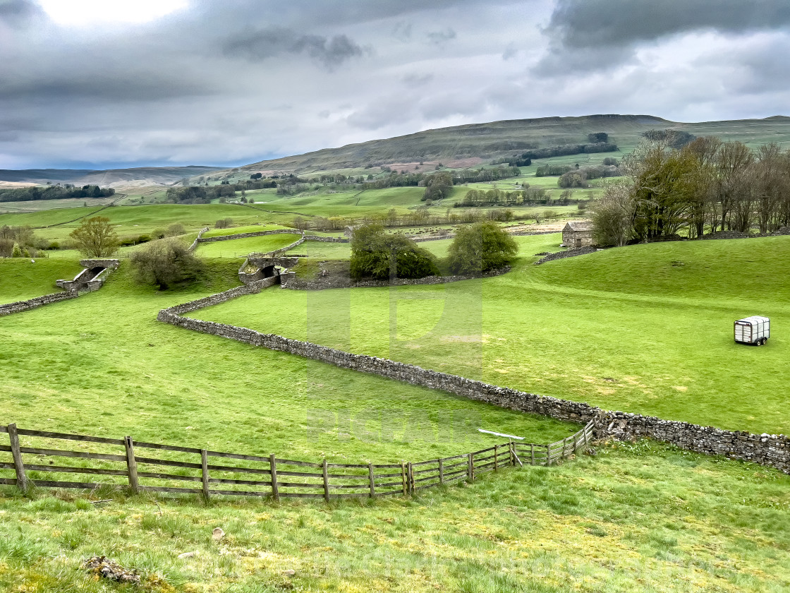 "Hawes Branch Line Embankment." stock image