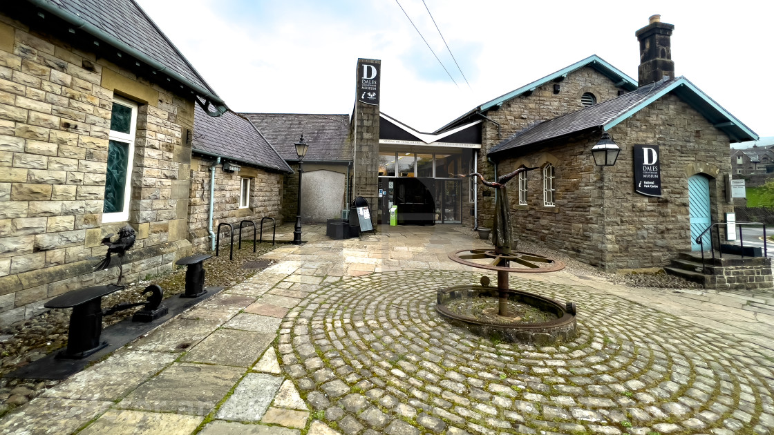 "Hawes Railway Station and Dales Countryside Museum." stock image