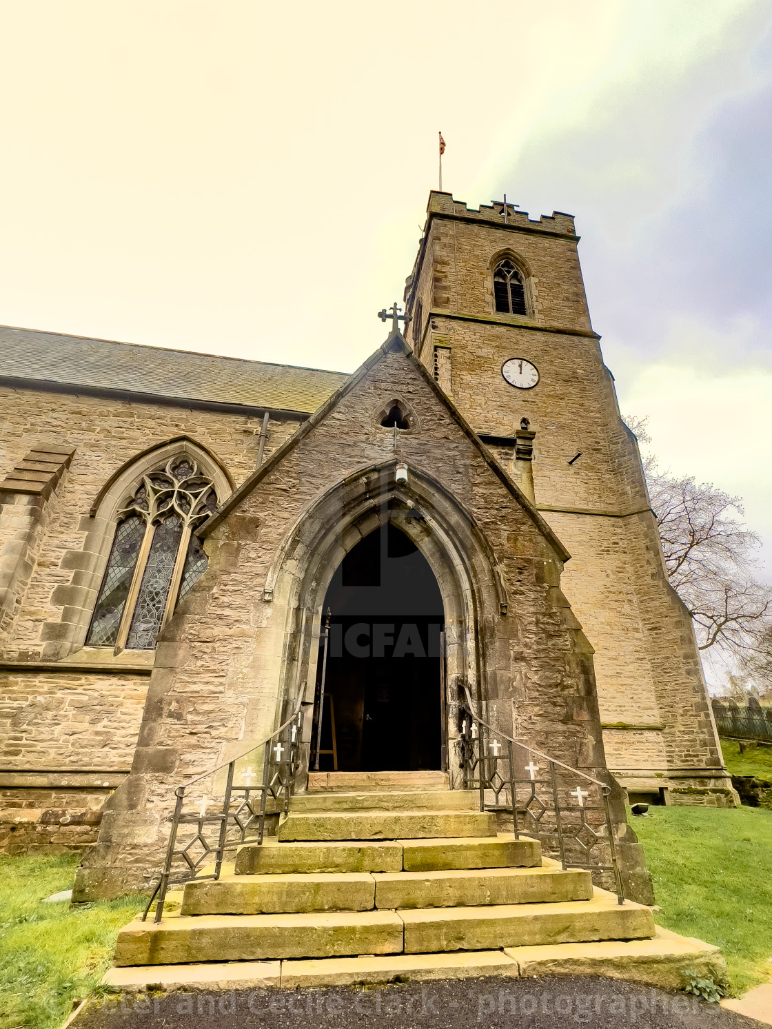 "Hawes, St. Margarets Church." stock image