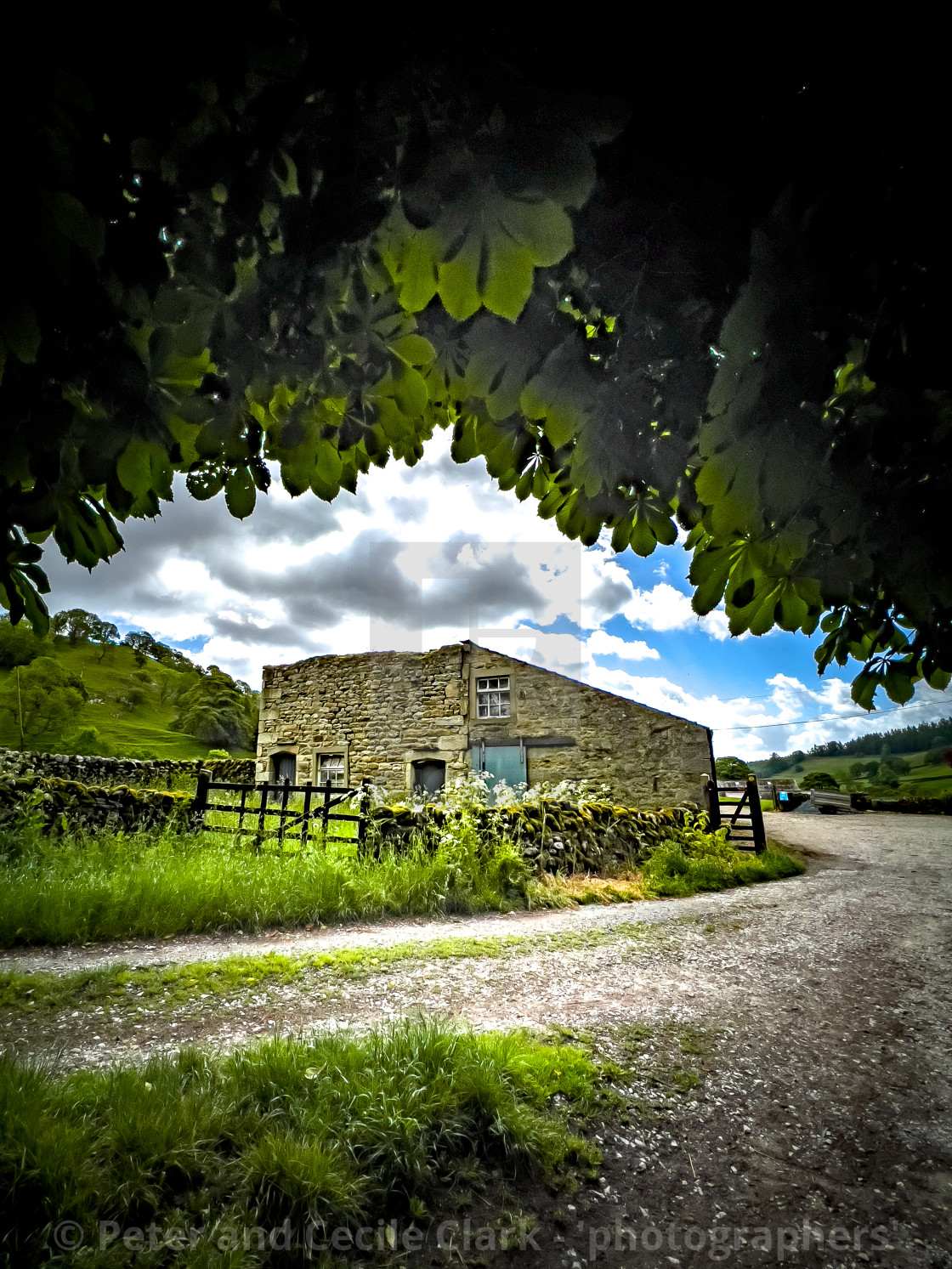 "Barn, Farm Building, Nr Appletreewick." stock image