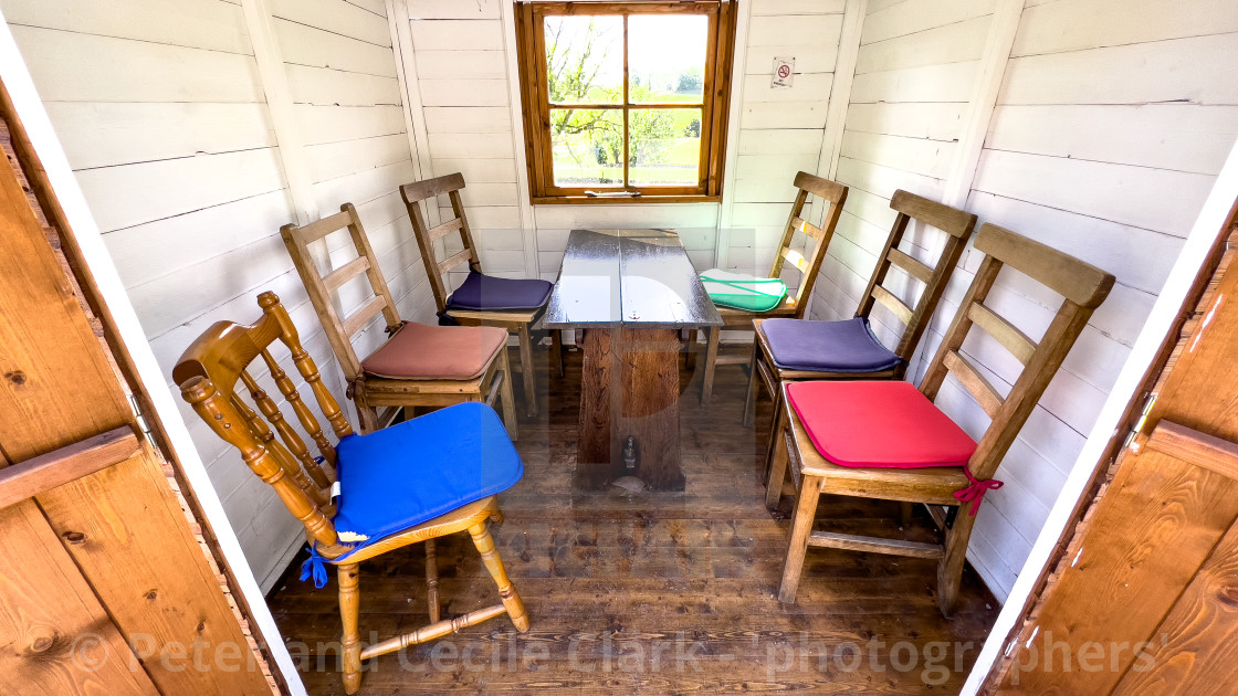 "Pub Shed, Yorkshire Dales" stock image