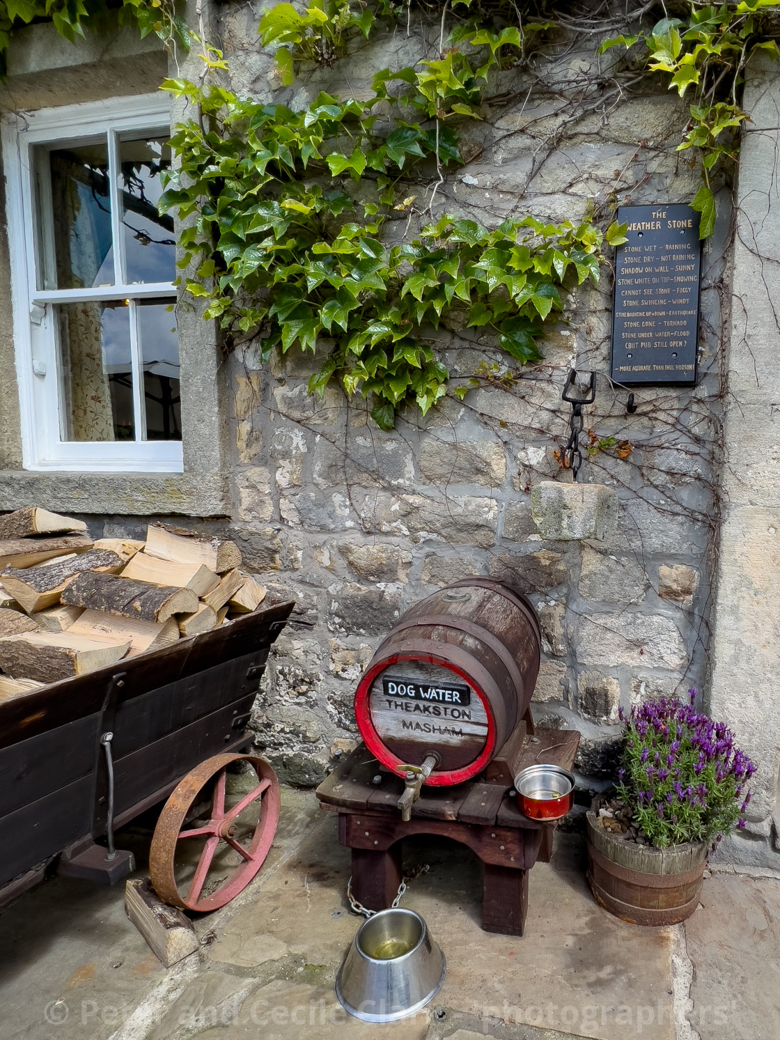 "Beer Barrel Dog Water Dispenser" stock image