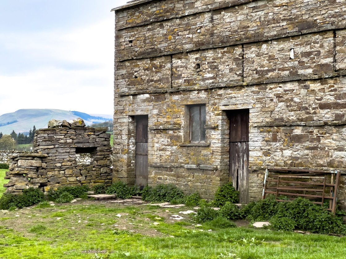 "Yorkshire Dales Field Barn" by Peter and Cecile Clark - 'photographers' - $12.21 "Yorkshire Dales Field Barn" stock image