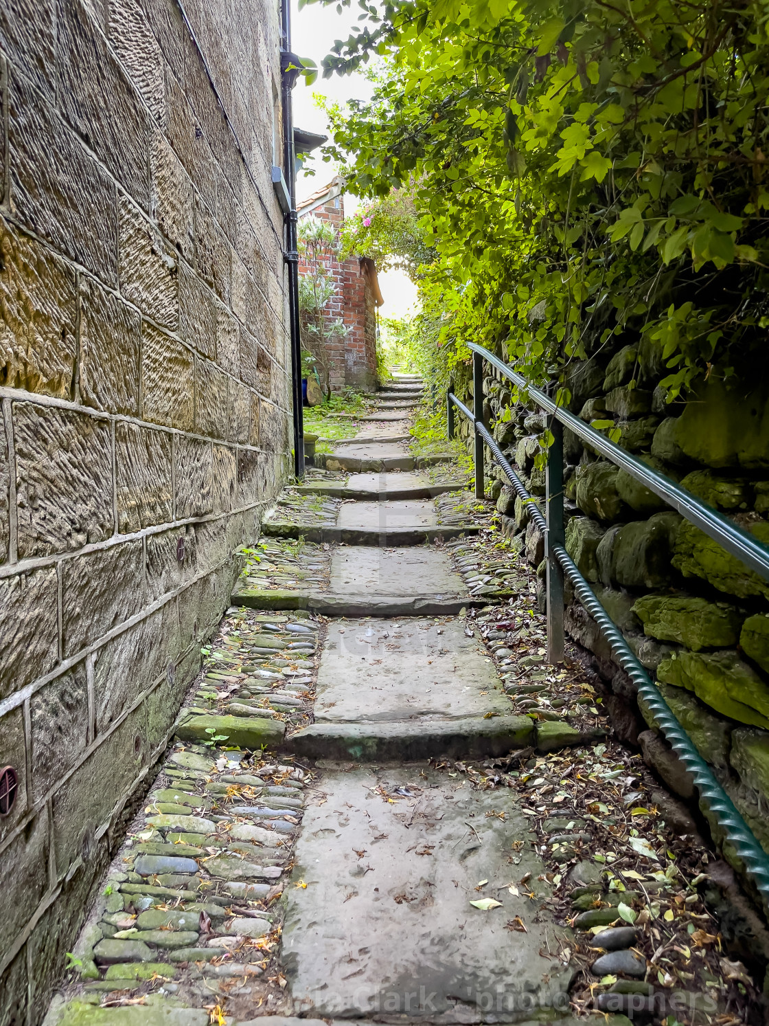 "Robin Hoods Bay" stock image