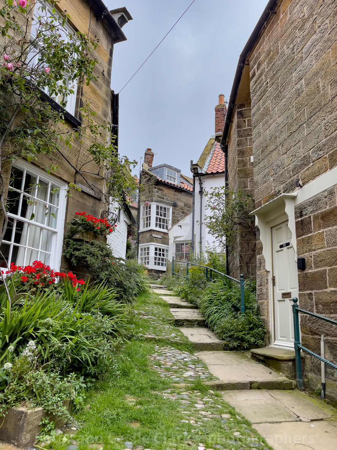 "Robin Hoods Bay" stock image