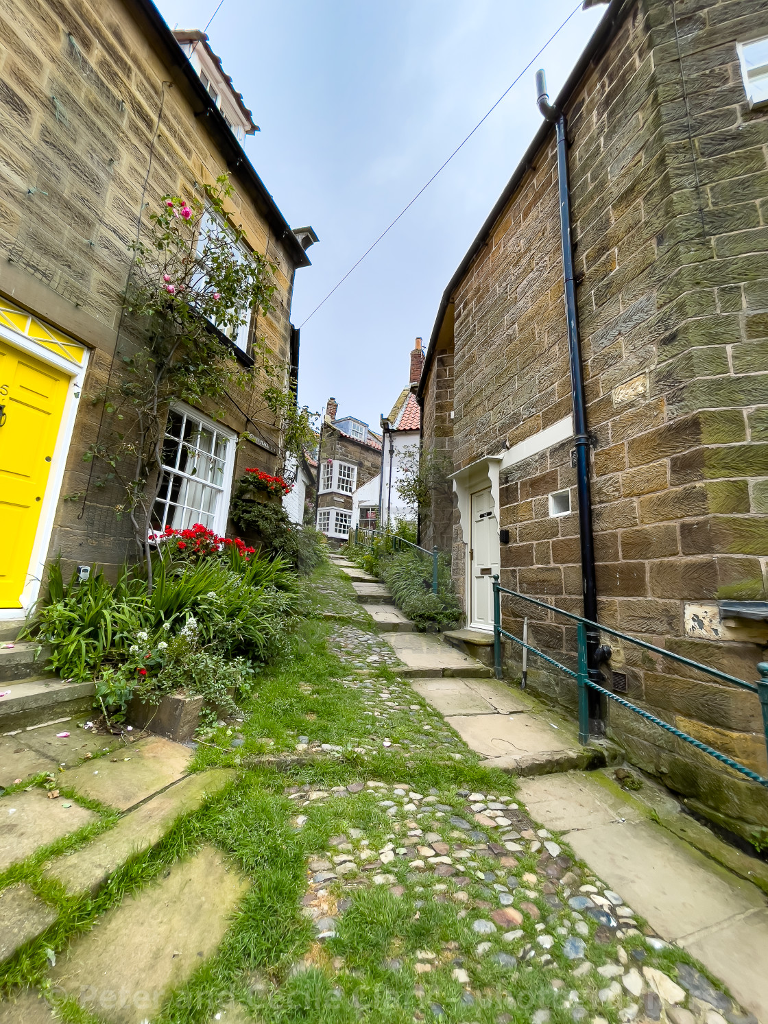 "Robin Hoods Bay" stock image