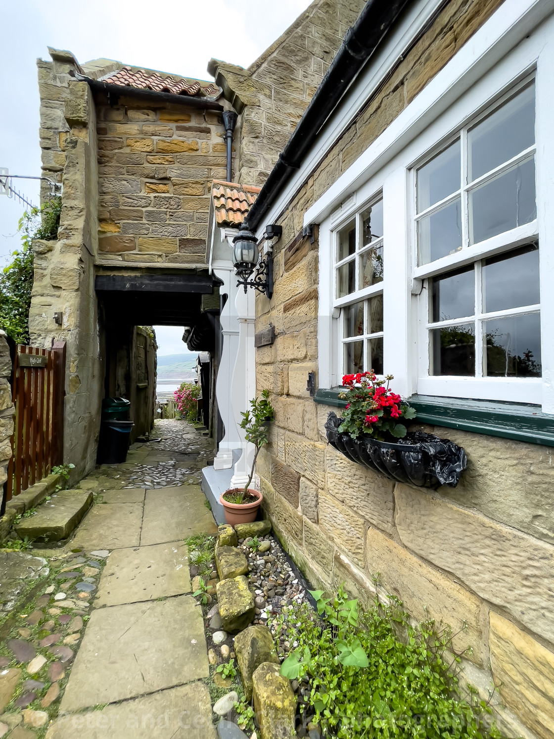 "Robin Hoods Bay" stock image