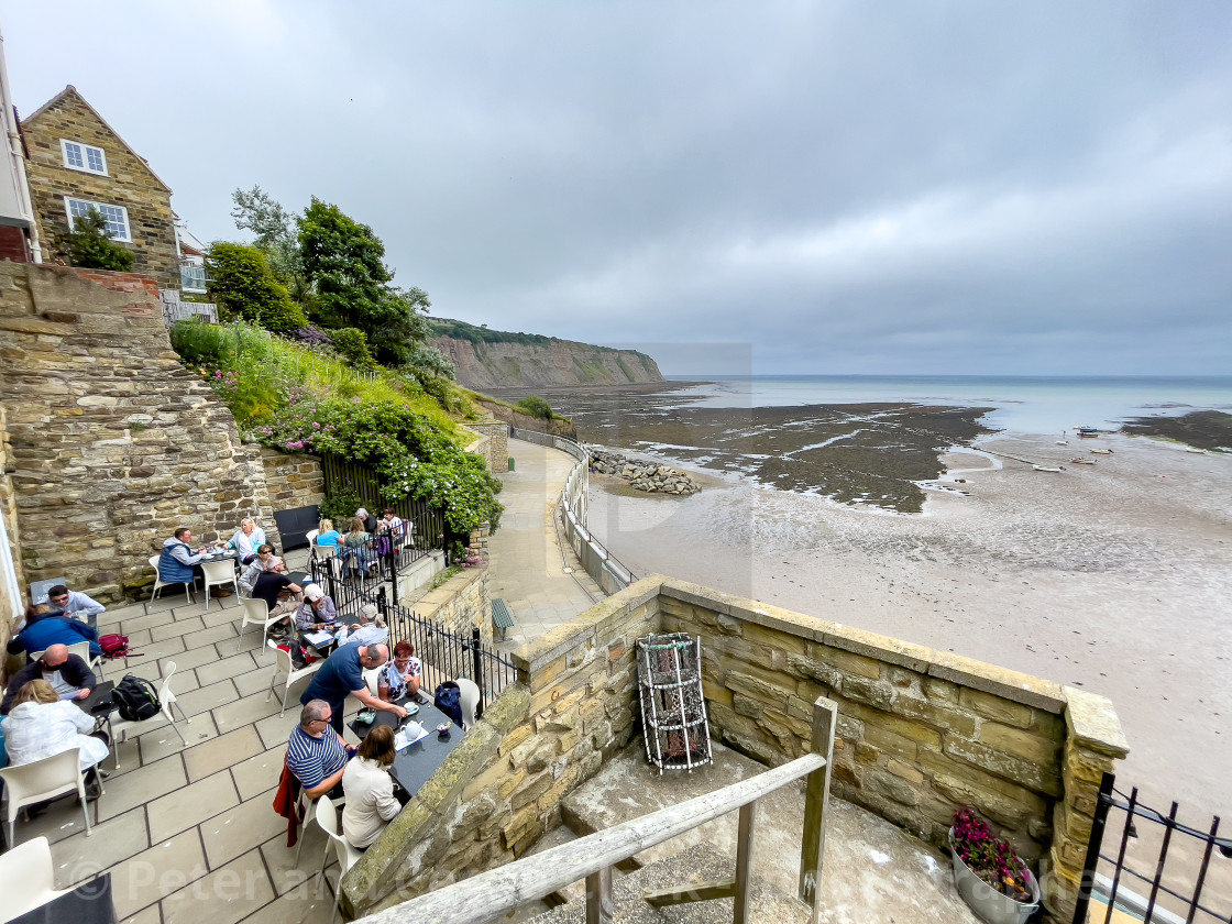 "Robin Hoods Bay" stock image