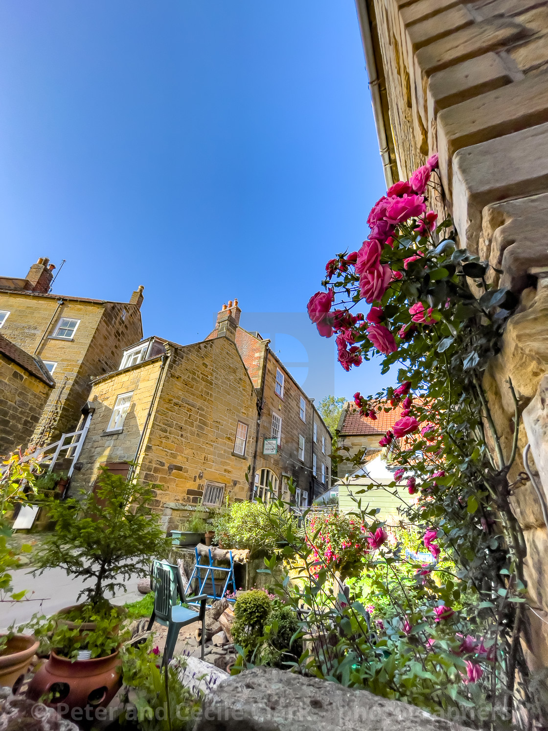 "Robin Hoods Bay" stock image