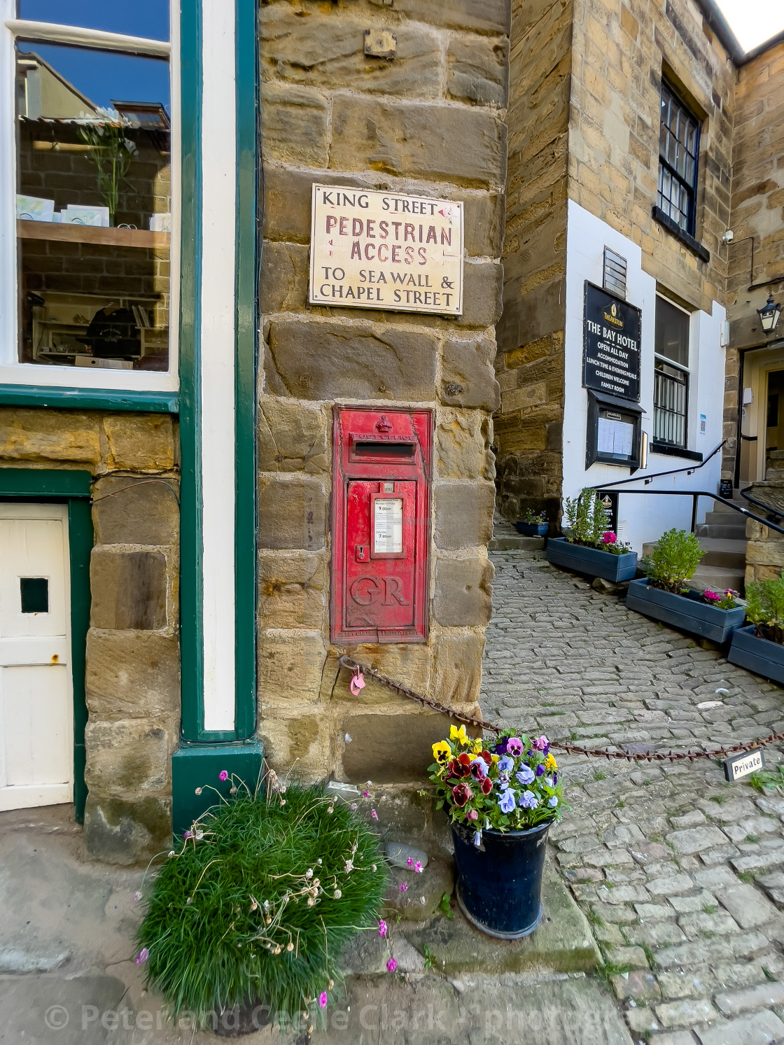 "Robin Hoods Bay" stock image