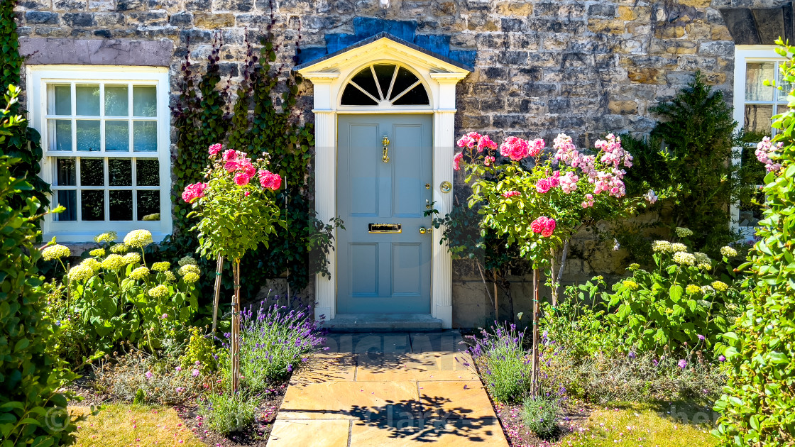 "Helmsley Cottage Entrance" stock image