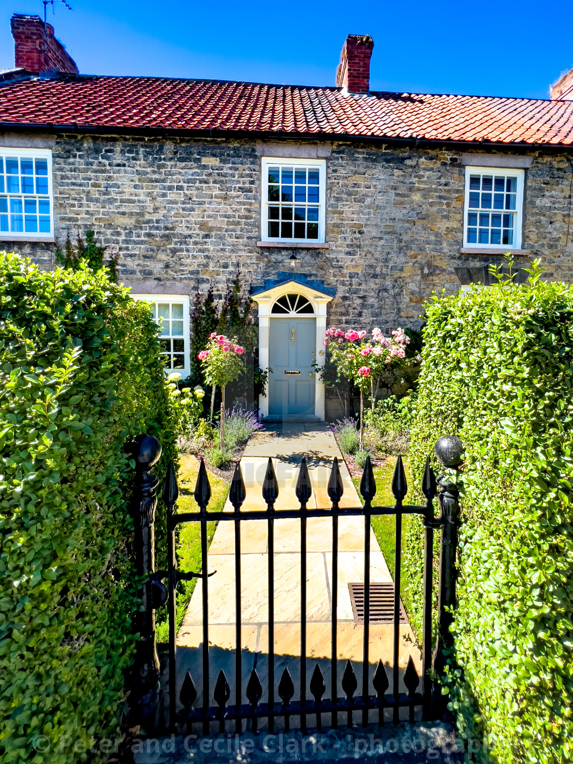 "Helmsley Cottage Entrance" stock image