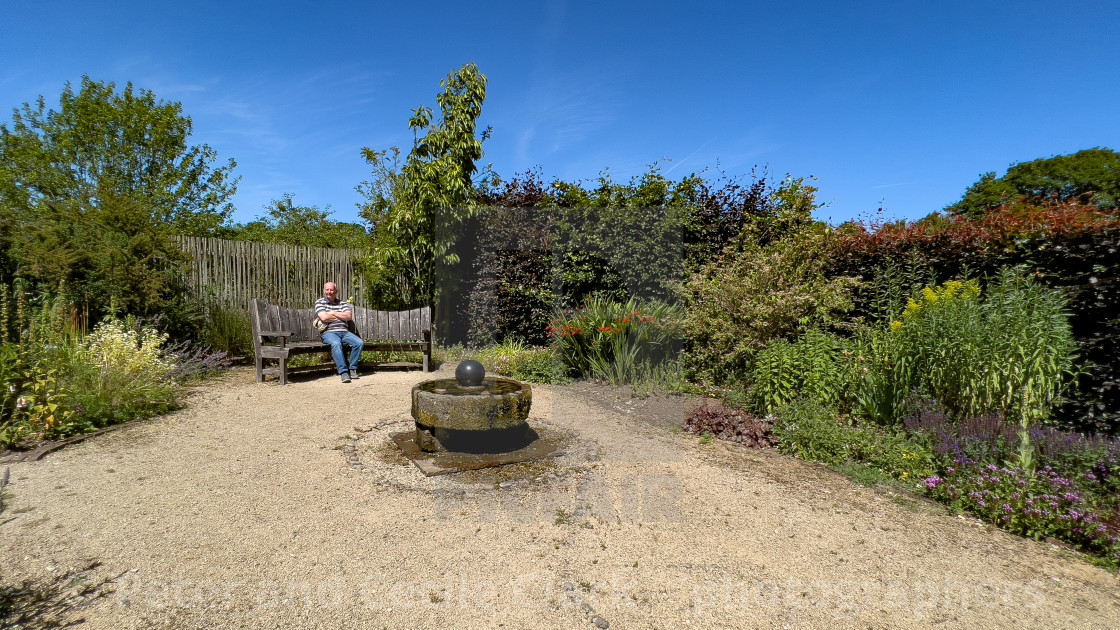 "Helmsley Walled Garden" stock image