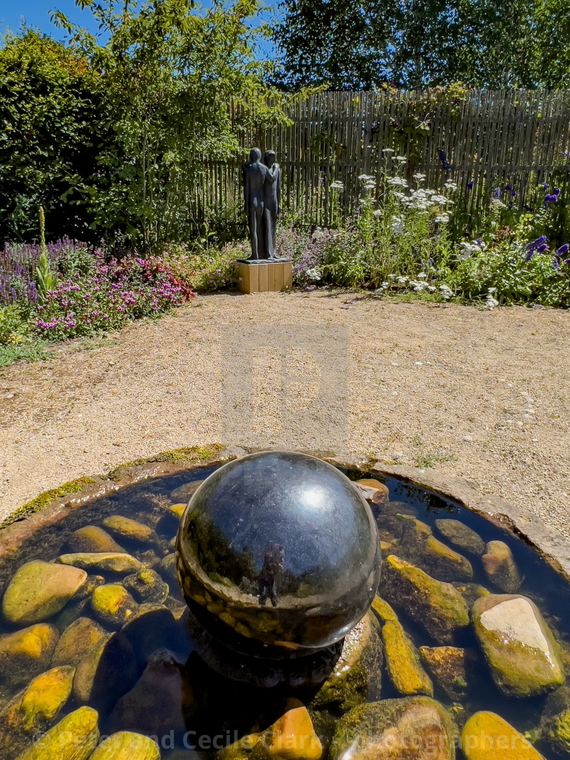 "Helmsley Walled Garden" stock image