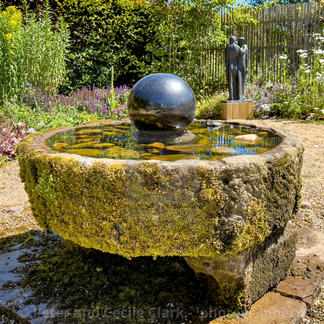 "Helmsley Walled Garden" stock image