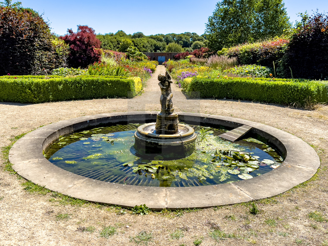 "Helmsley Walled Garden" stock image