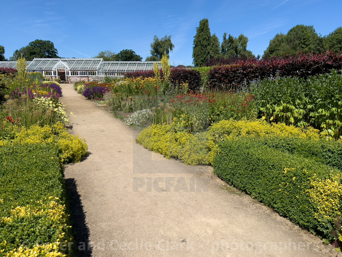 "Helmsley Walled Garden" stock image