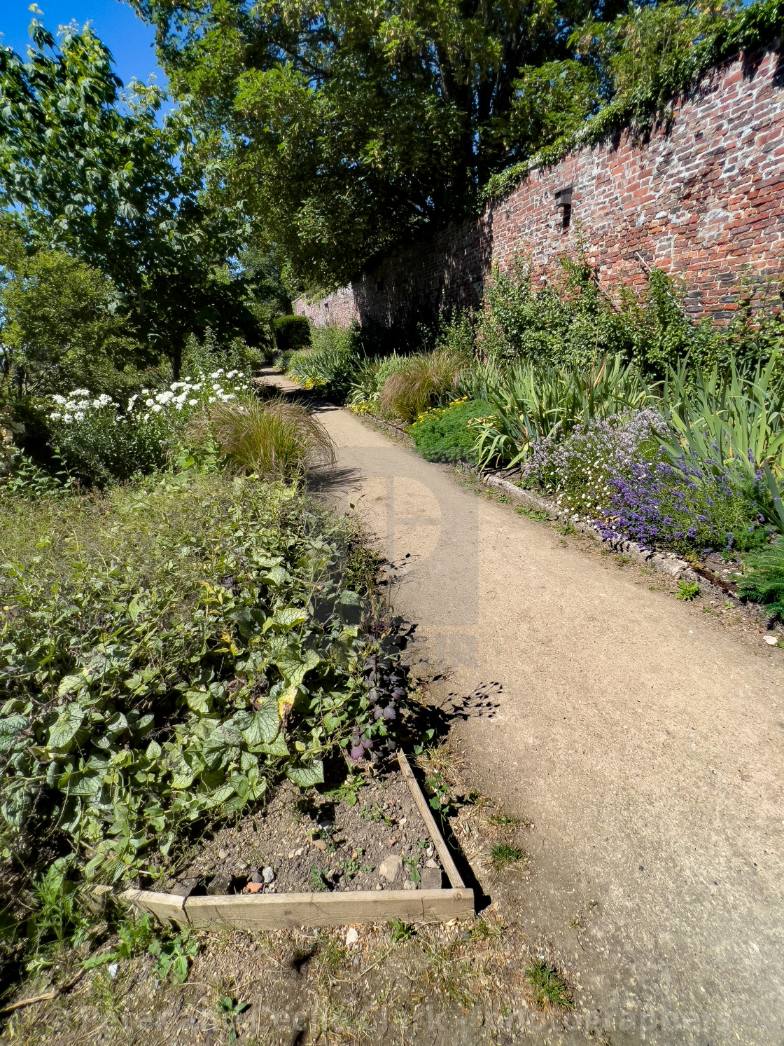 "Helmsley Walled Garden" stock image