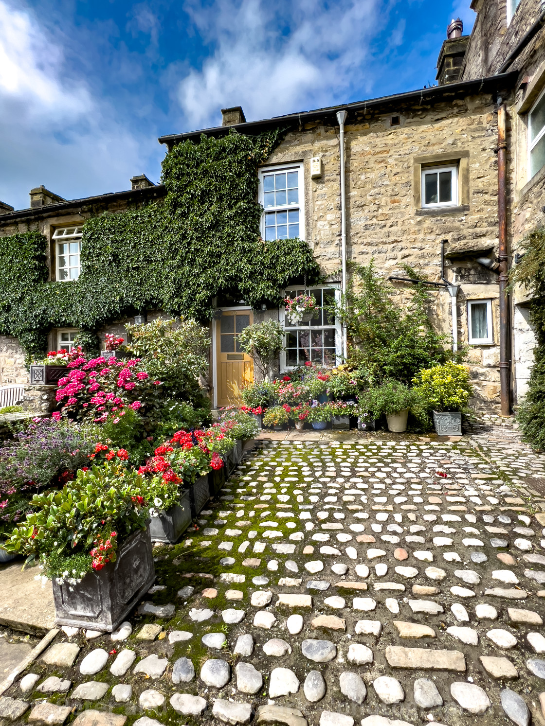 "Grassington Cottages" stock image