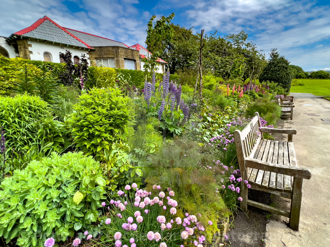 "Silsden Park Pavilion." stock image