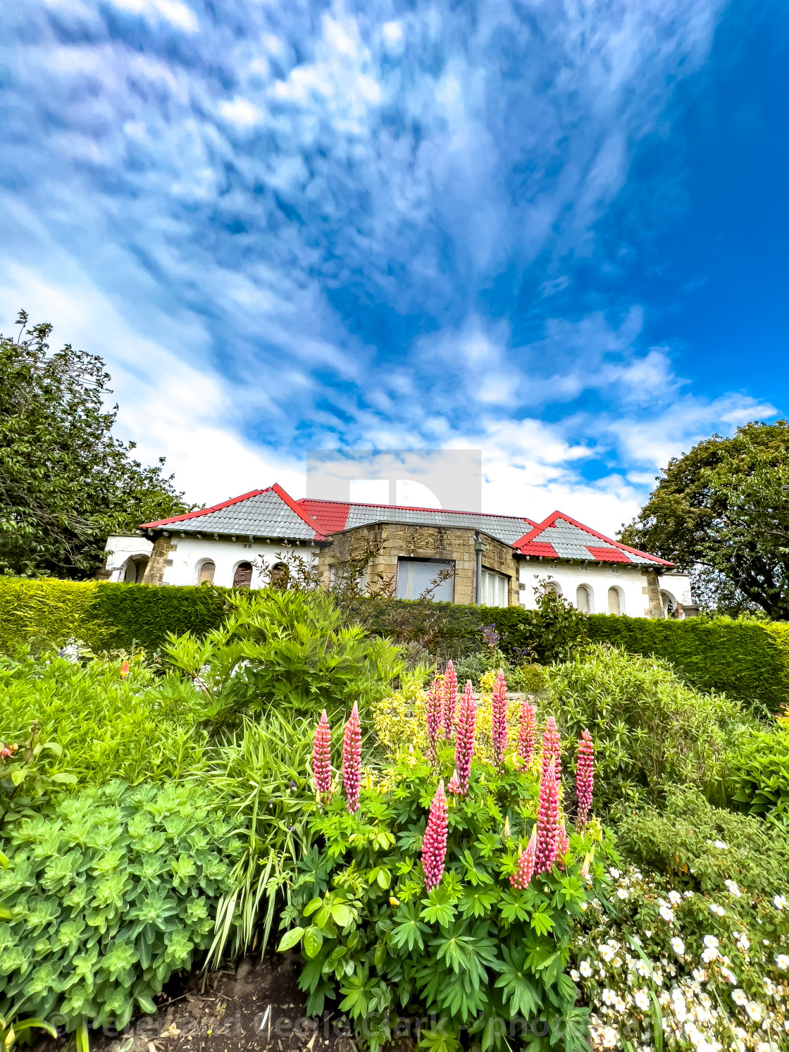 "Silsden Park Pavilion." stock image