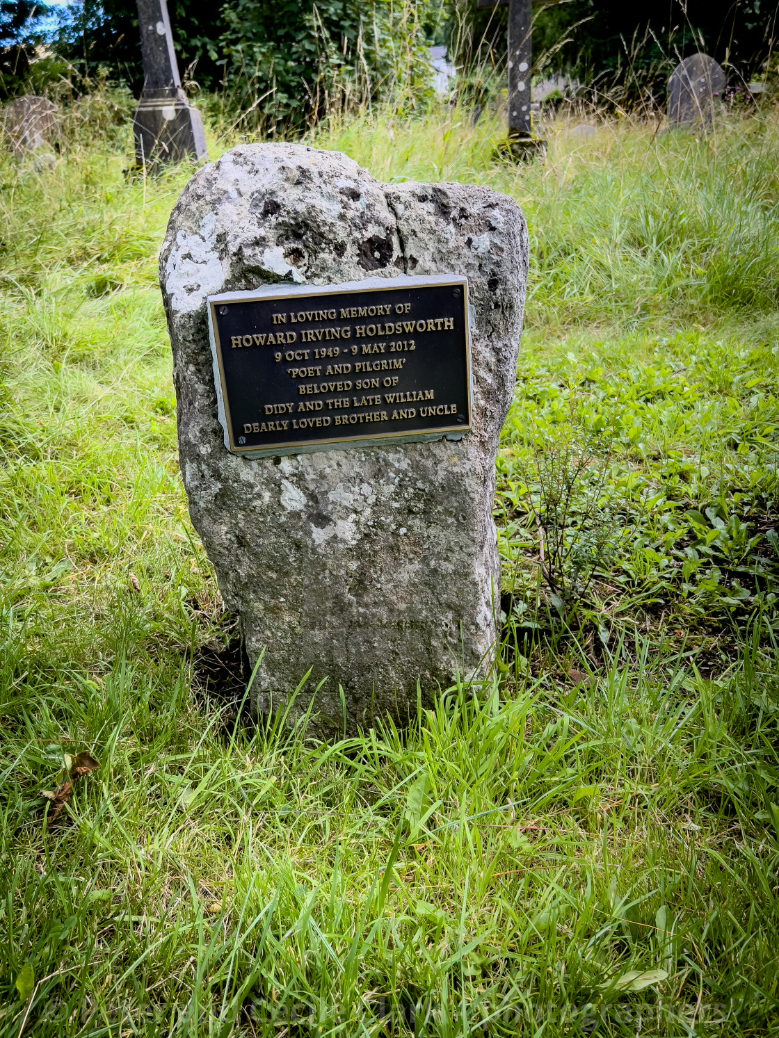 "Gravestones Kettlewell Church" stock image