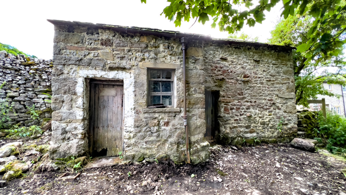 "Barn, Kettlewell" stock image