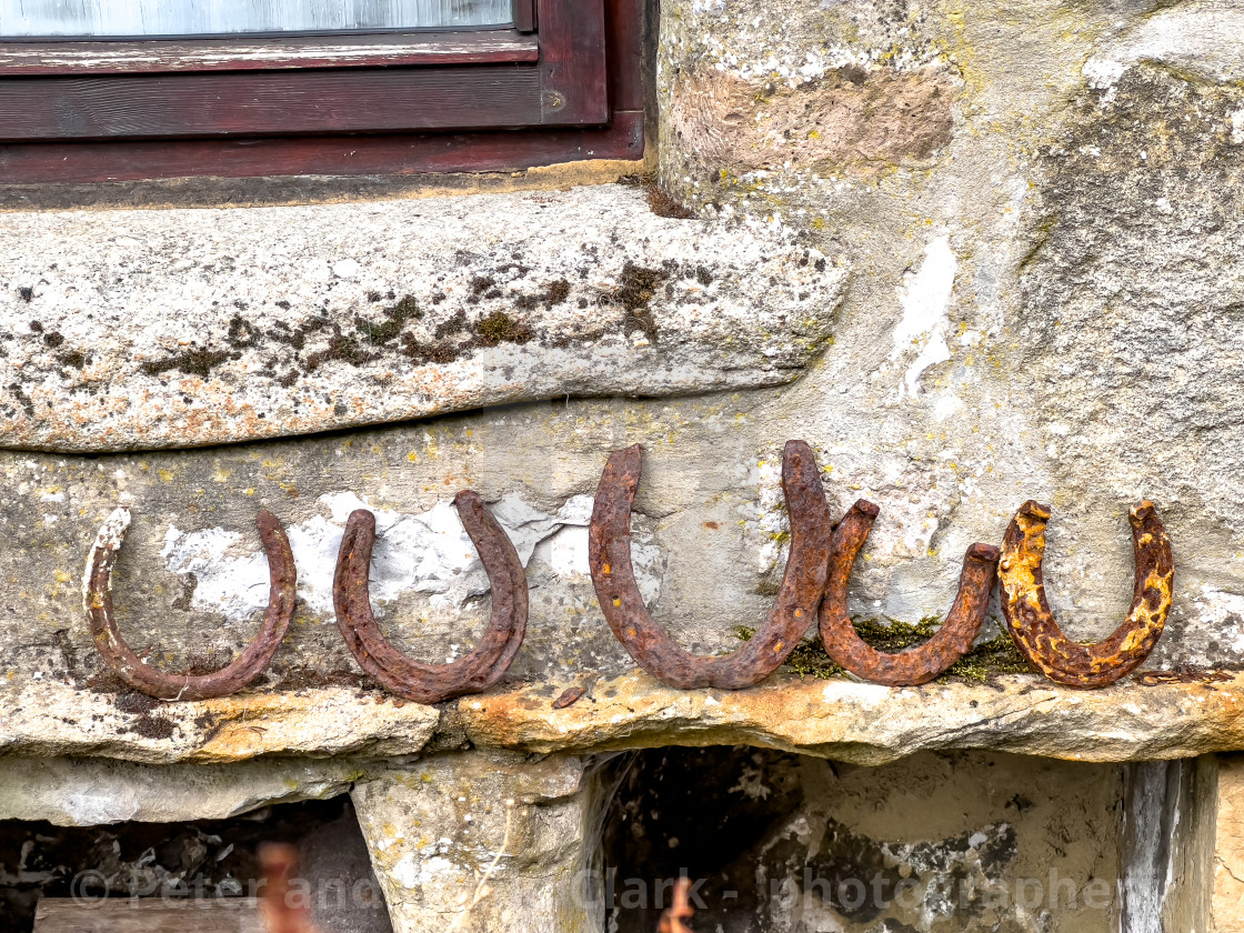 "Lucky Horseshoe" stock image