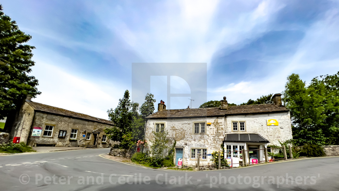 "Malham Village Shop" stock image